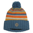 Striped Knit Hat Yellow And Blue-0
