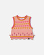 Knitted Jacquard Vest Powder Pink-0