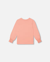 T-Shirt With Long Puffy Sleeves Misty Rose-2