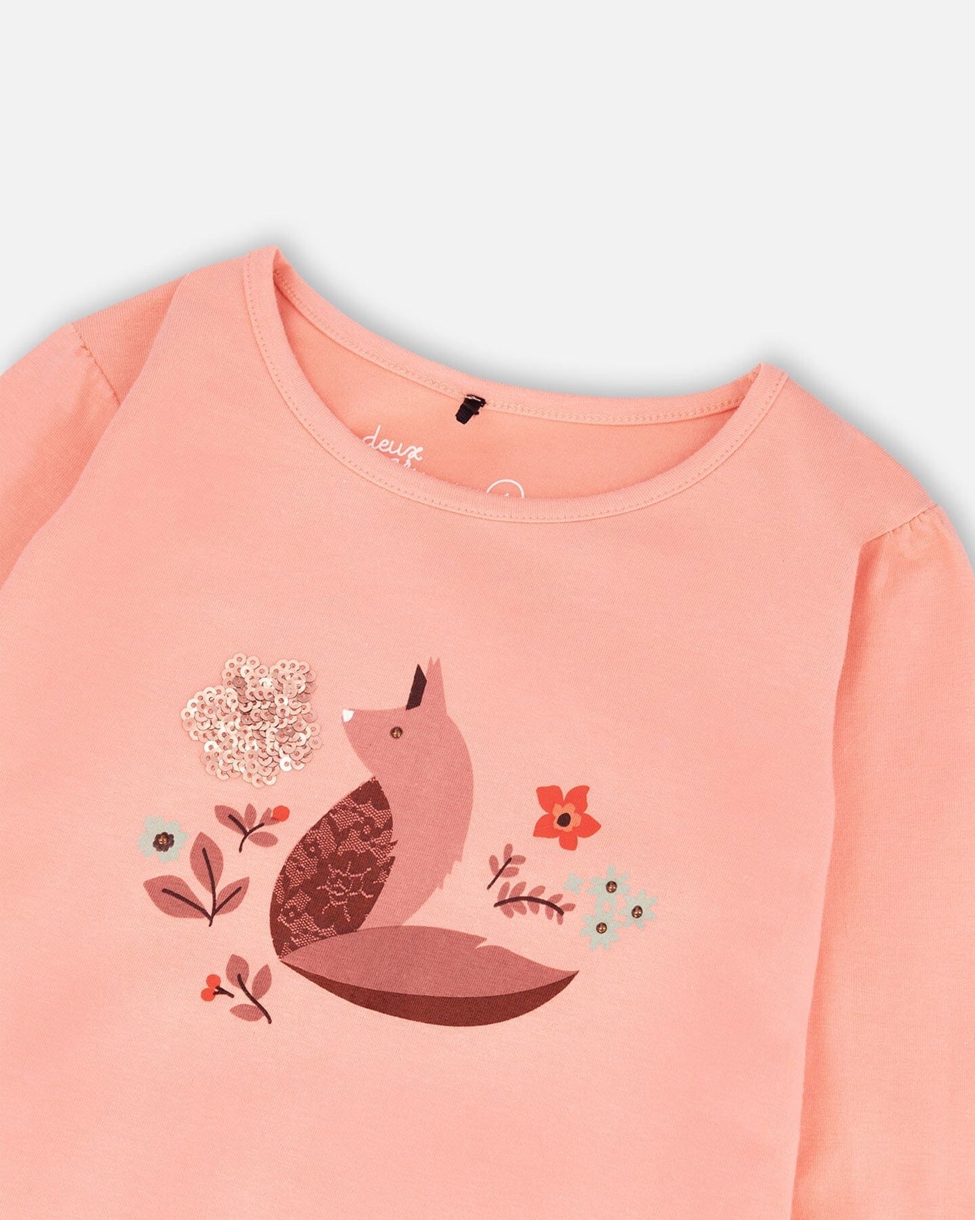 T-Shirt With Long Puffy Sleeves Misty Rose-3