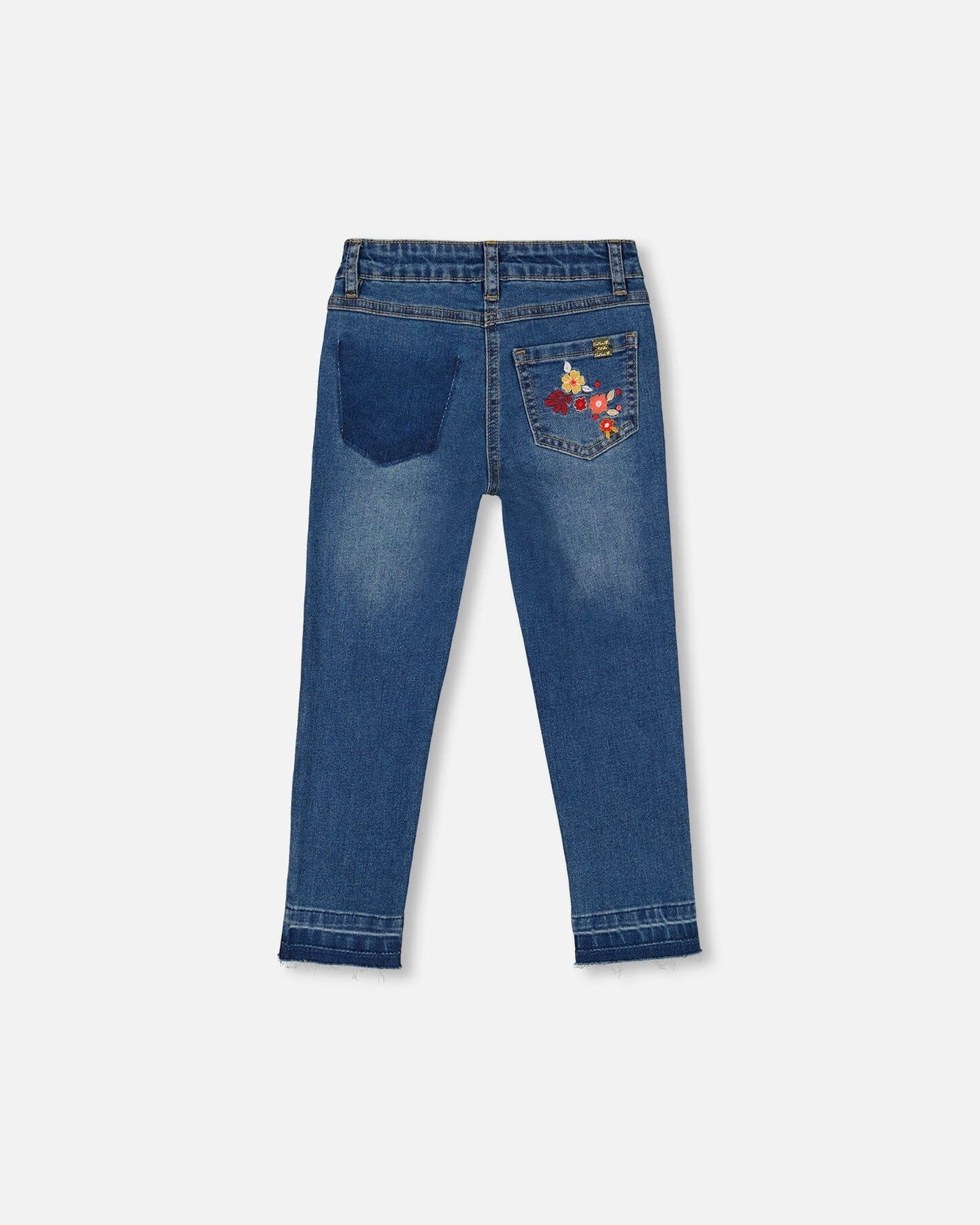 Denim Jeans With Embroidery-3