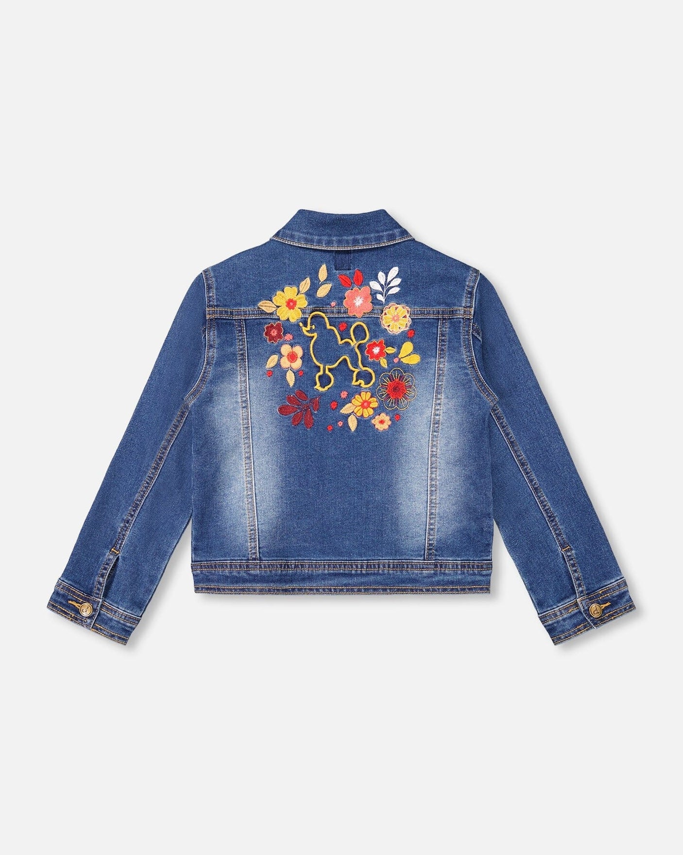 Denim Jacket With Embroidery-3