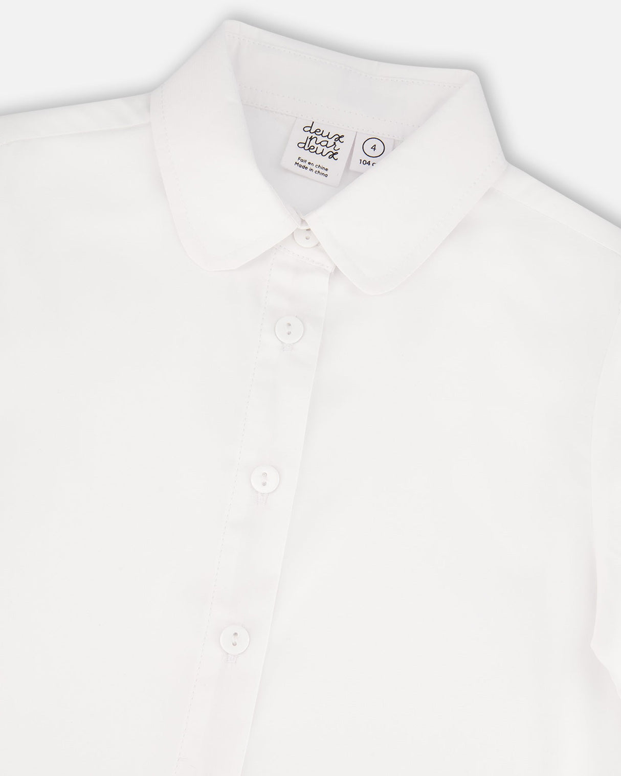 Long Sleeve Flowing Shirt White-4