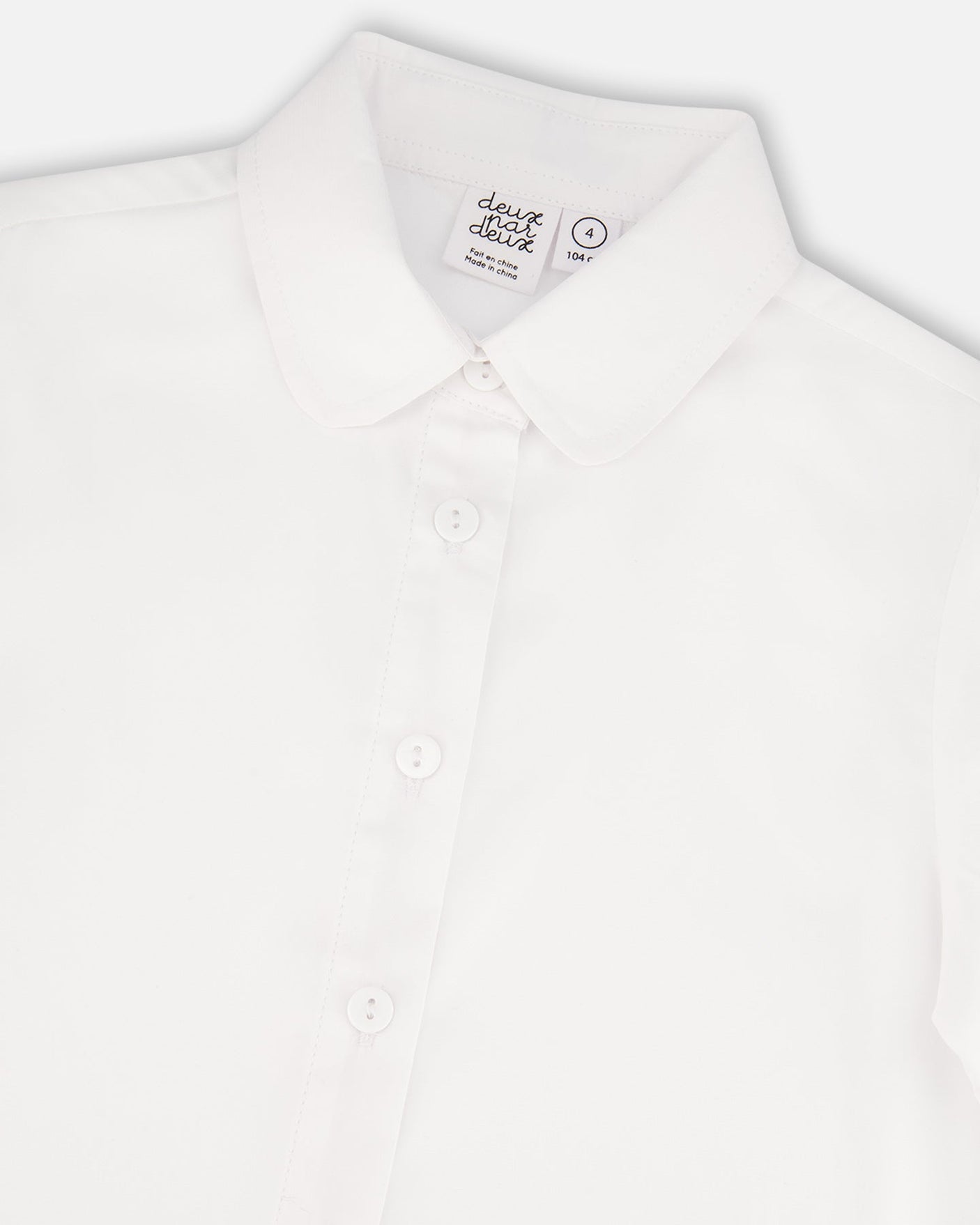 Long Sleeve Flowing Shirt White-4