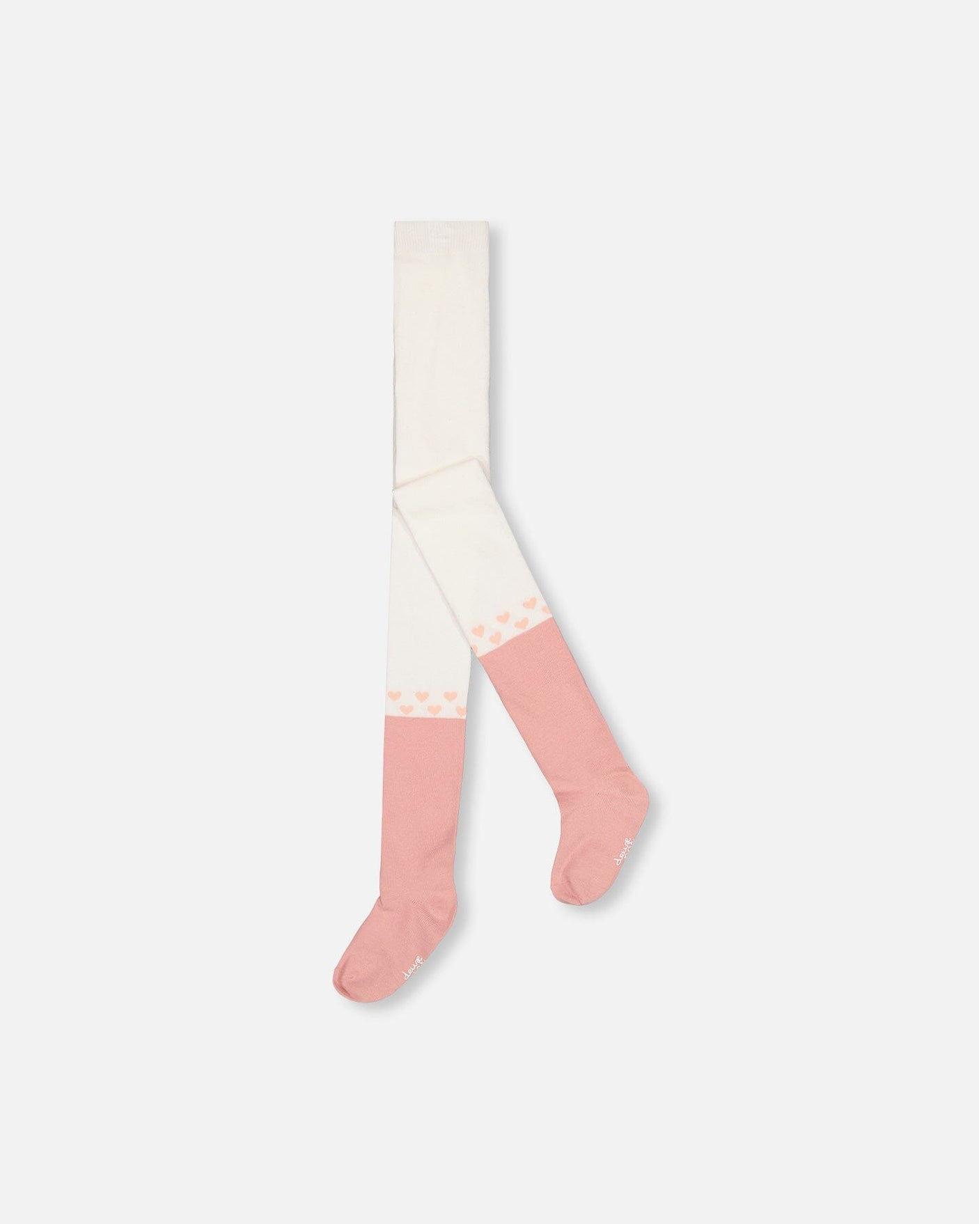 Tights Pink And Off White-0