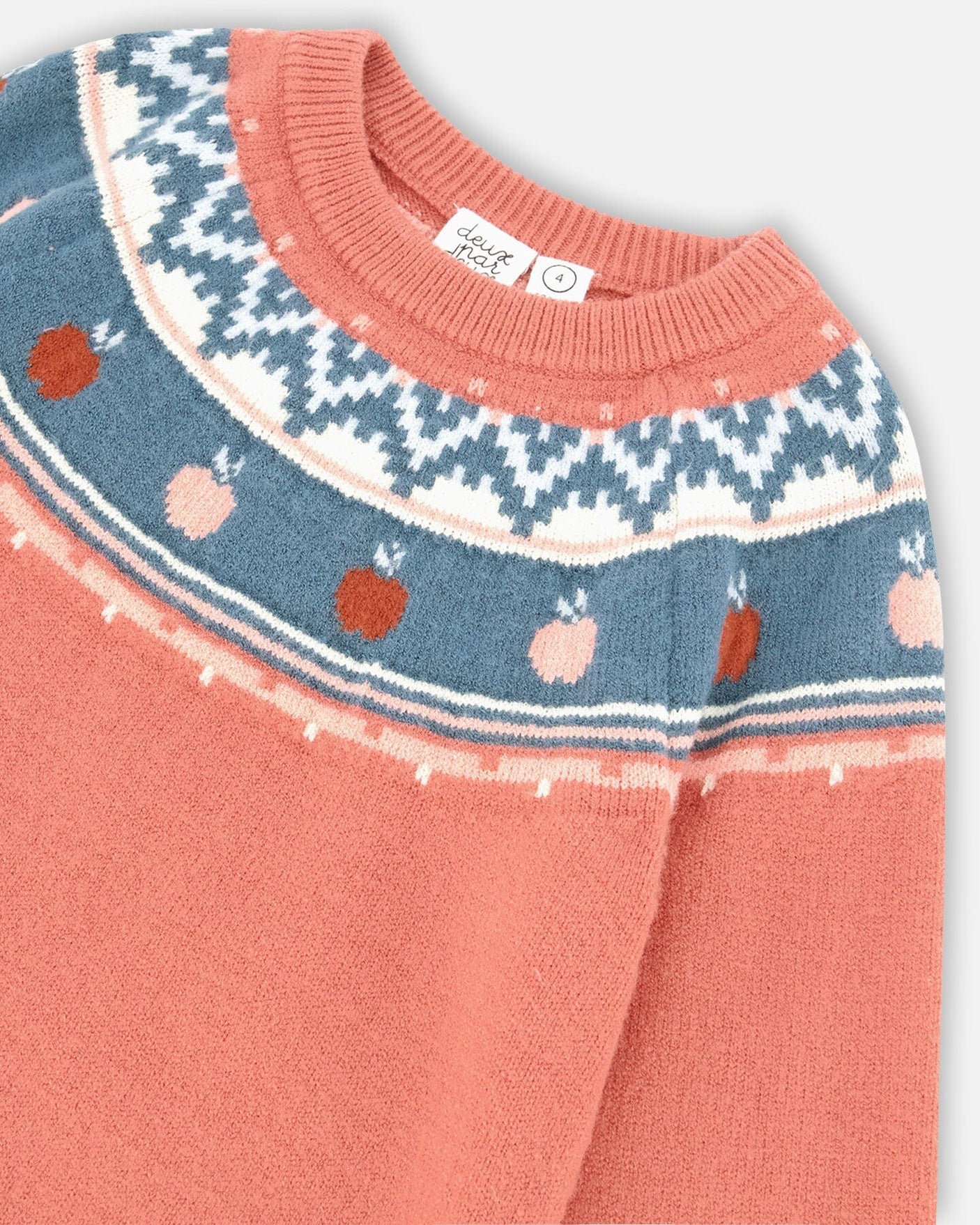 Icelandic Knitted Sweater Terra Cotta-4