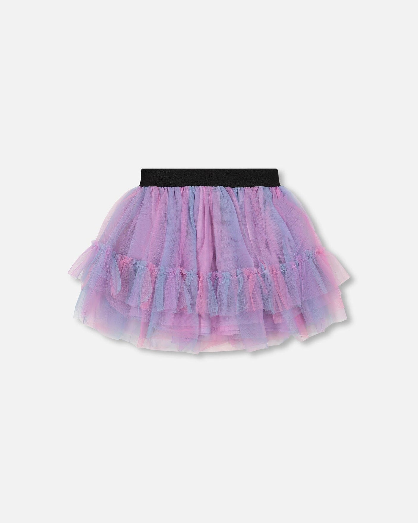 Rainbow Tulle Skirt Colorful-0