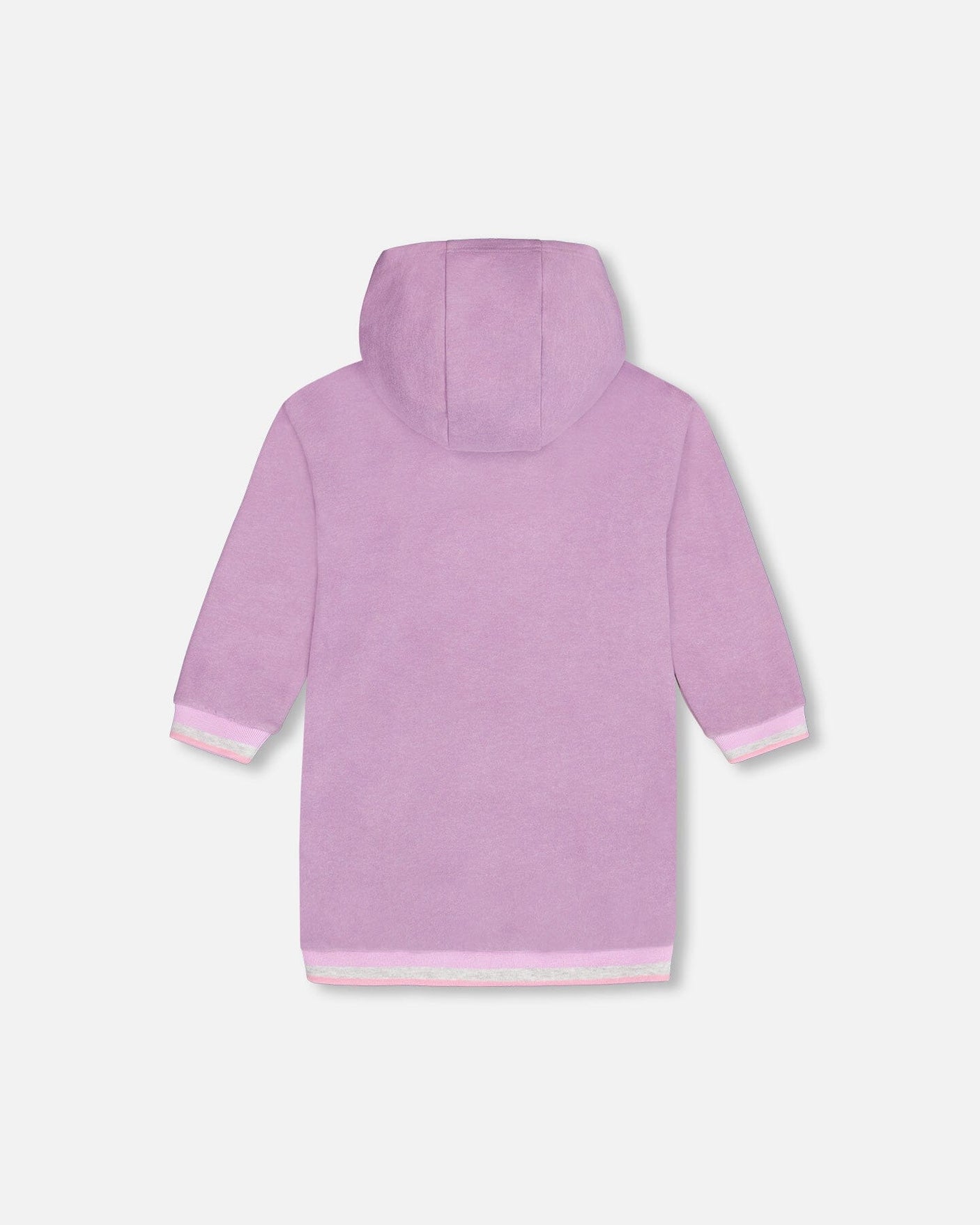 Super Soft Hooded Dress With Pockets And Unicorn-3