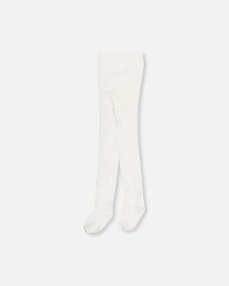 Baby Cable Tights Off White-1