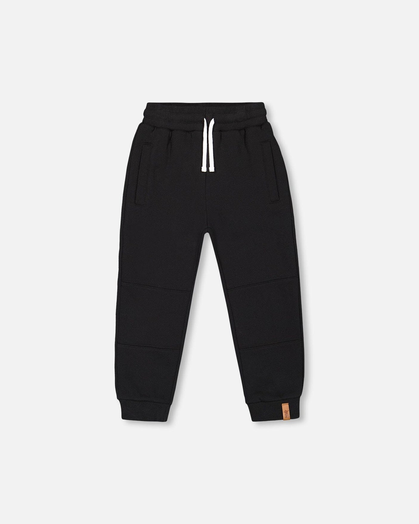 Fleece Sweatpants With Pockets Black-0