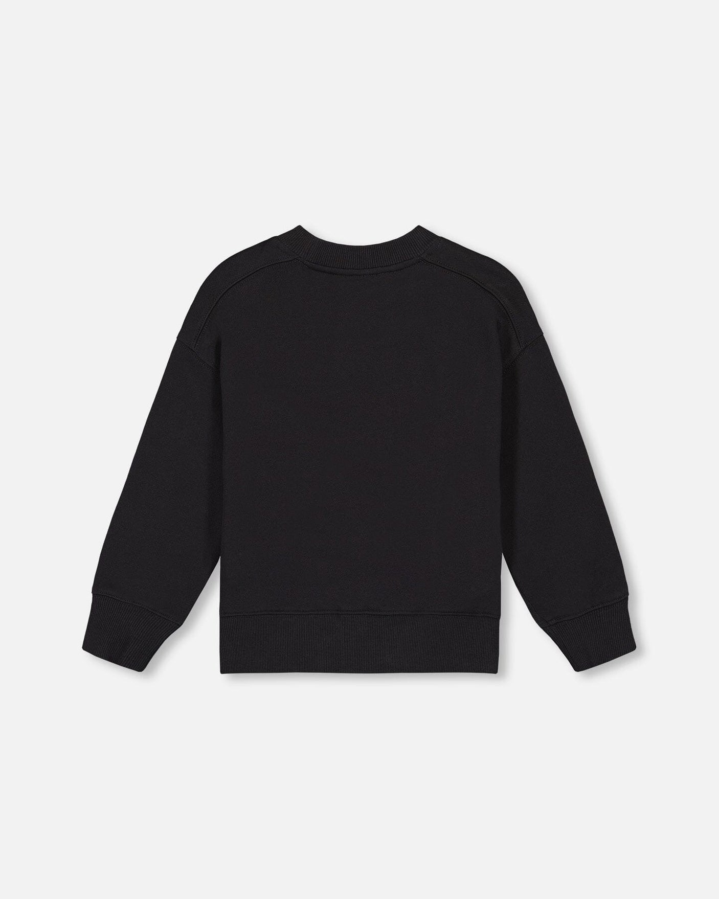 Fleece Sweatshirt Black-3