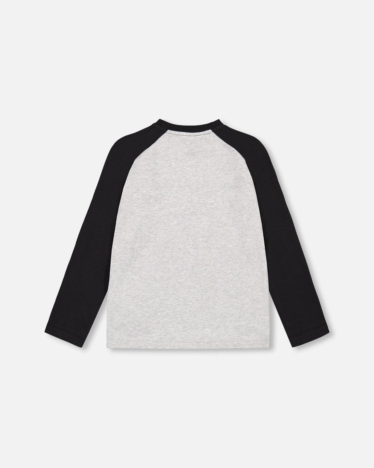 Raglan Jersey T-Shirt With Print Grey Mix-3