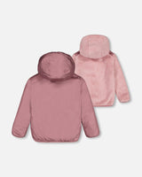 Transition Reversible Sherpa And Nylon Jacket Old Pink-2