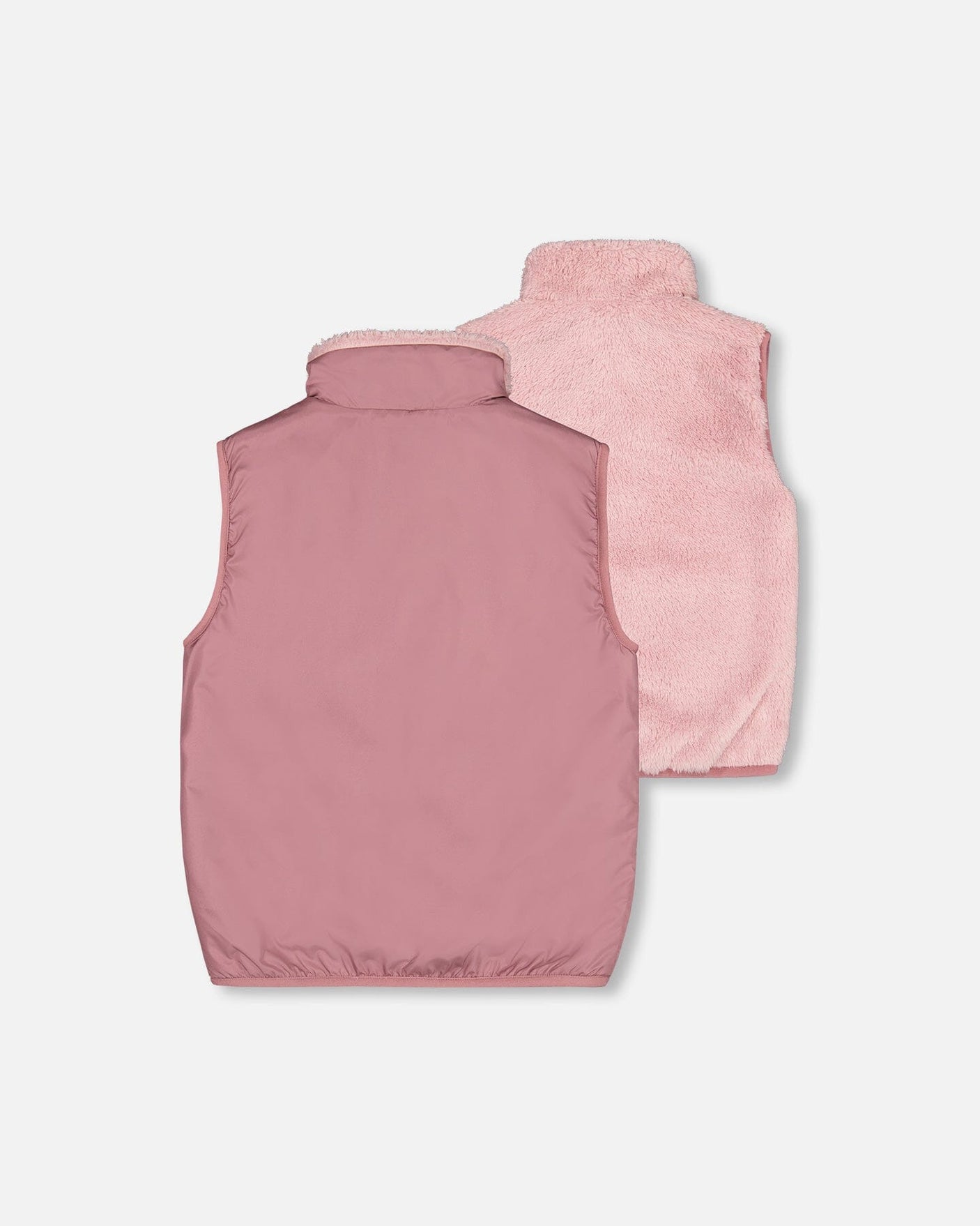 Reversible Sleeveless Jacket Old Pink-2