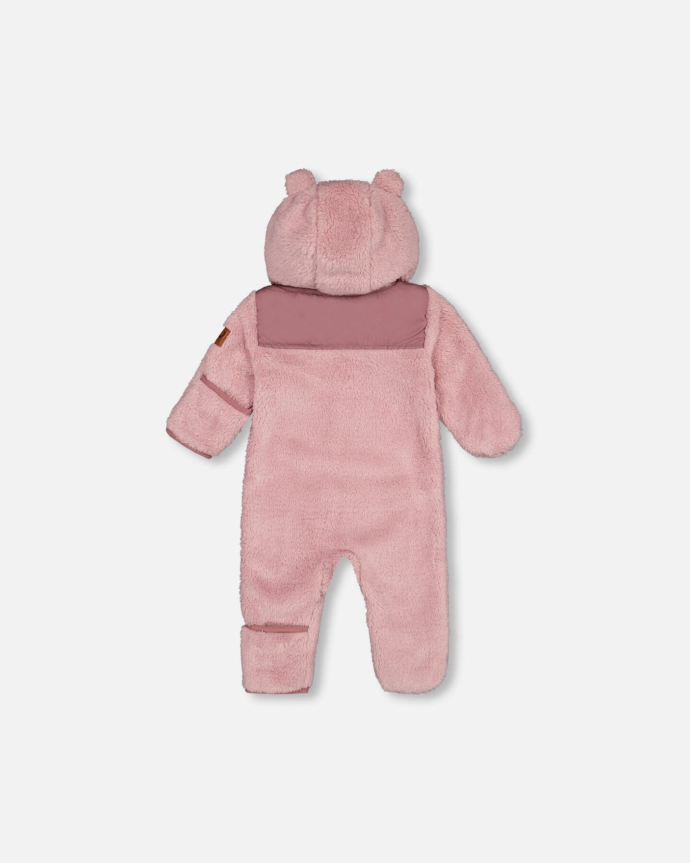 Baby Mid-Season Sherpa One Piece Old Pink-1