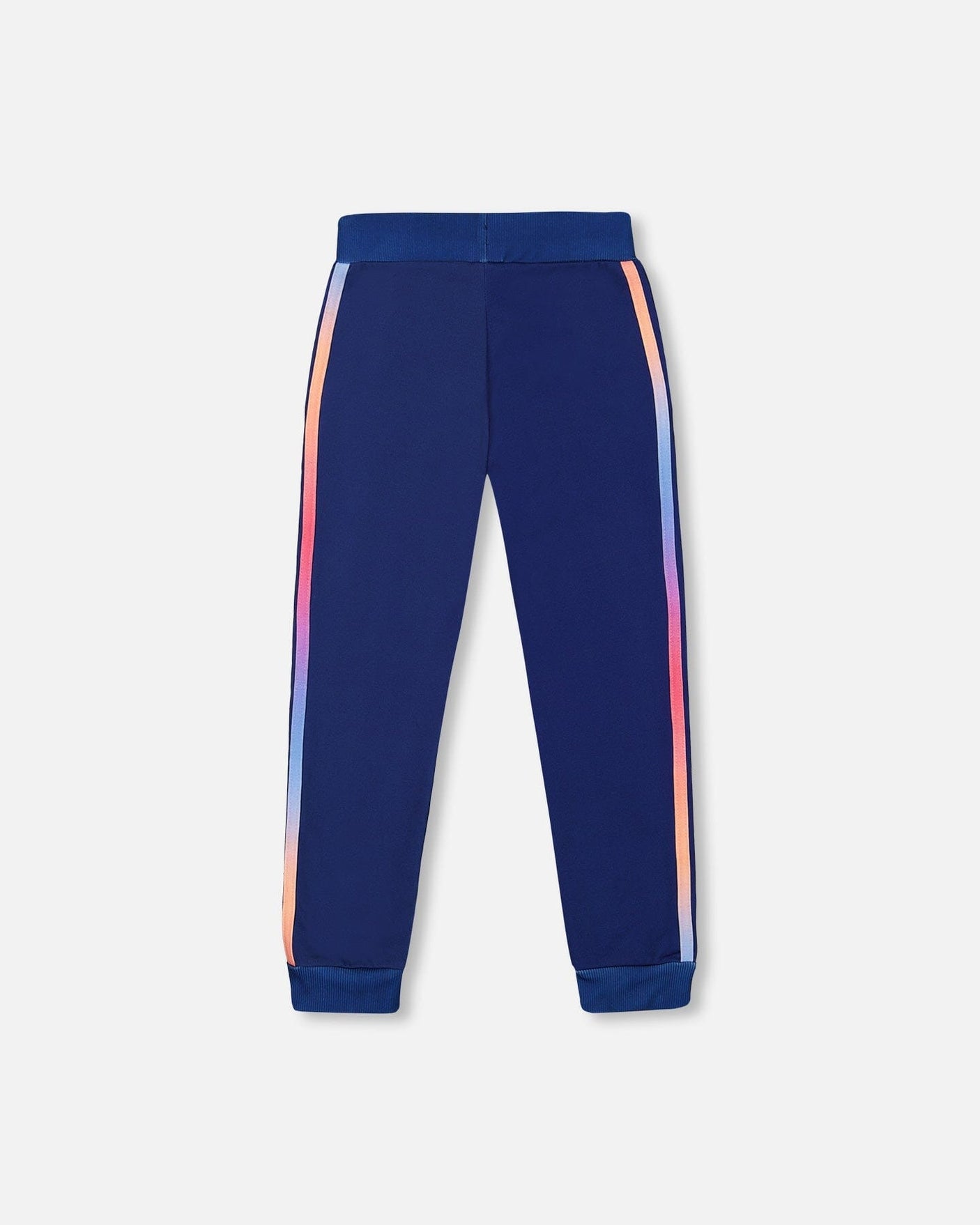 Athletic French Terry Sweatpants Dark Blue-2