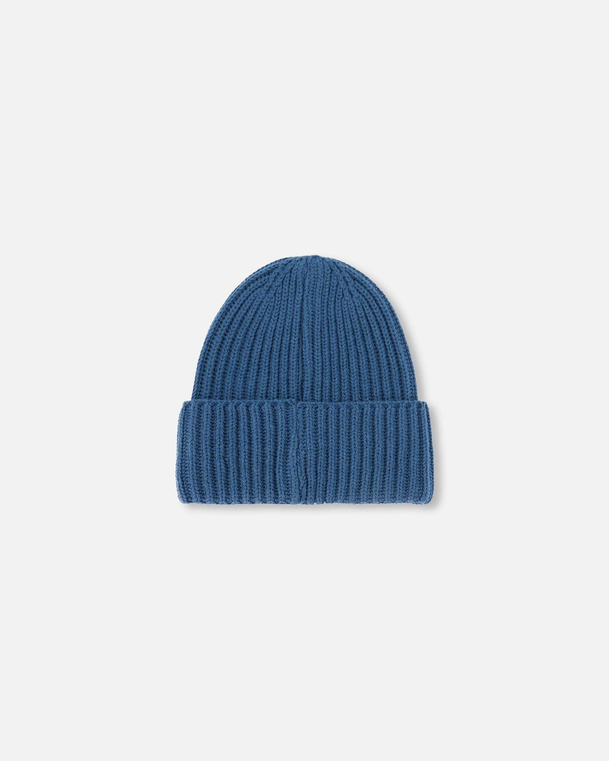Knit Hat Teal Blue-3