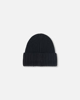 Knit Hat Black-3