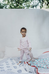 Toddler & Big Kid Cotton Knit PJ Set (Pink City)-5