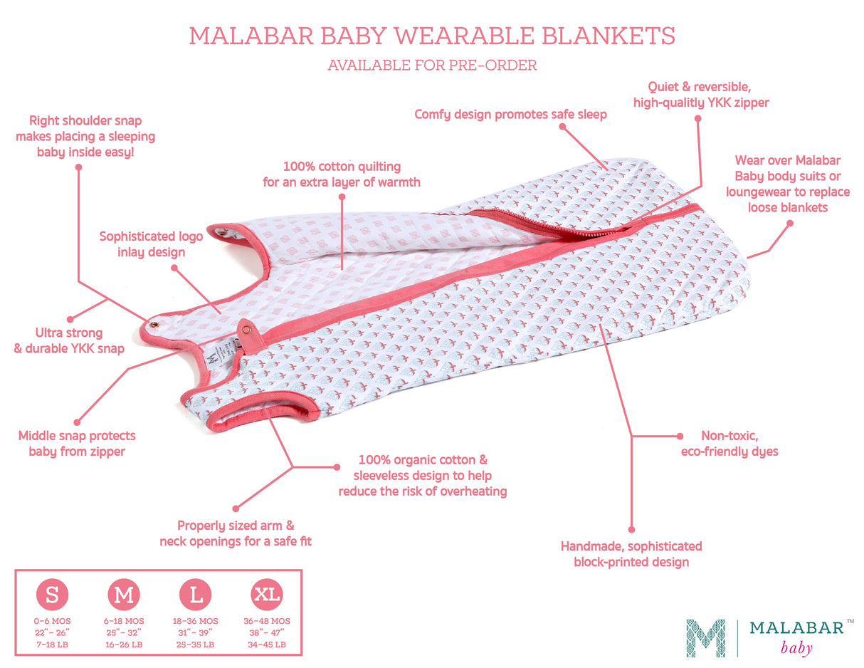 MIAMI Wearable Baby Sleep Bag (Quilted)-2